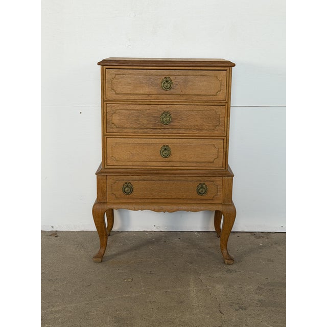 Danish Quartersawn Oak Chest of Drawers by Henning Kjærnulf, 1960s For Sale - Image 9 of 9