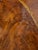 Monumental 12-Foot Figured Burl Wood Triple Pedestal Extension Dining Table For Sale - Image 12 of 12