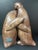 Brown Vintage Large Hand Carved Wooden Penguin Couple Sculptural Statue For Sale - Image 8 of 10