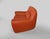 Vintage Orange Leather Armchair by Cinova, Italy, 1980s For Sale - Image 6 of 8