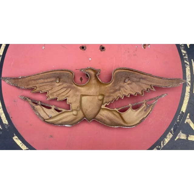 cast metal spread eagle architectural element in bronze finish About 27"x9"x2" Seller Managed Delivery to be shipped by...