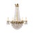 Late 19th Century French Belle Époque 1890s Five-Light Crystal and Bronze Basket Chandelier, Wired For Sale - Image 5 of 12