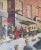 Textile Market Day, British Street Scene, Oil on Canvas For Sale - Image 7 of 7