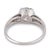 1930s Art Deco Gia 1.80 Carat Diamond Platinum Engagement Ring, Size 6.75 For Sale In Los Angeles - Image 6 of 6