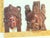Pair of Vintage Balinese Rama & Sita Hand-Carved Wood Theatrical Wall Masks For Sale - Image 14 of 15