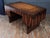 Art Deco Italian Macassar Ebony Desk with Leather Top, 1950s For Sale - Image 15 of 18