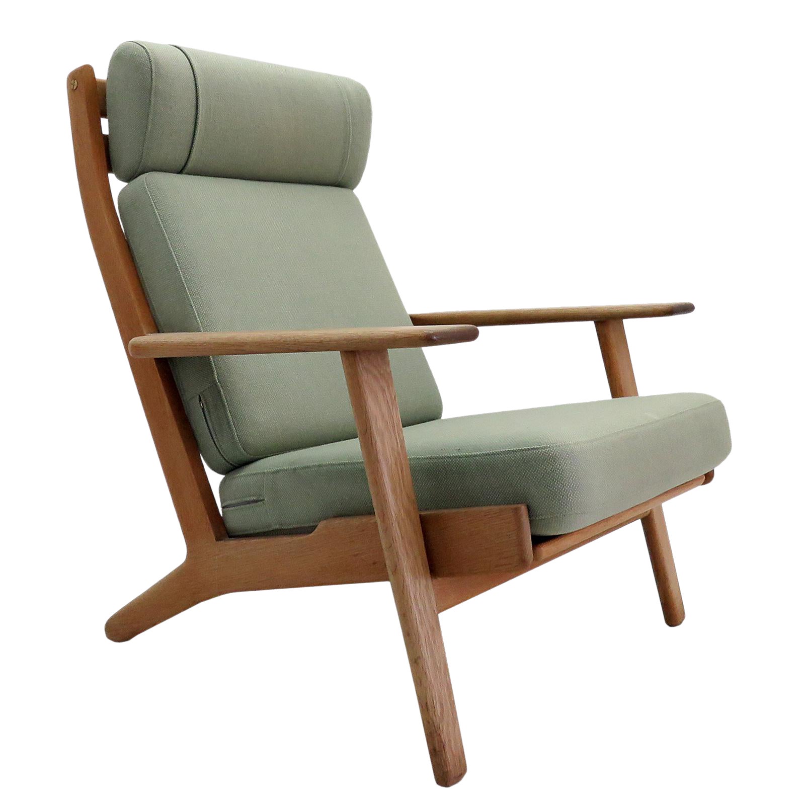 1950s Hans J Wegner Ge 290 High Back Chair Chairish