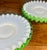 Fenton Art Glass Company Mid 20th Century Fenton Emerald Crest Milk Glass Saucer Plates - Set of 4 For Sale - Image 4 of 9