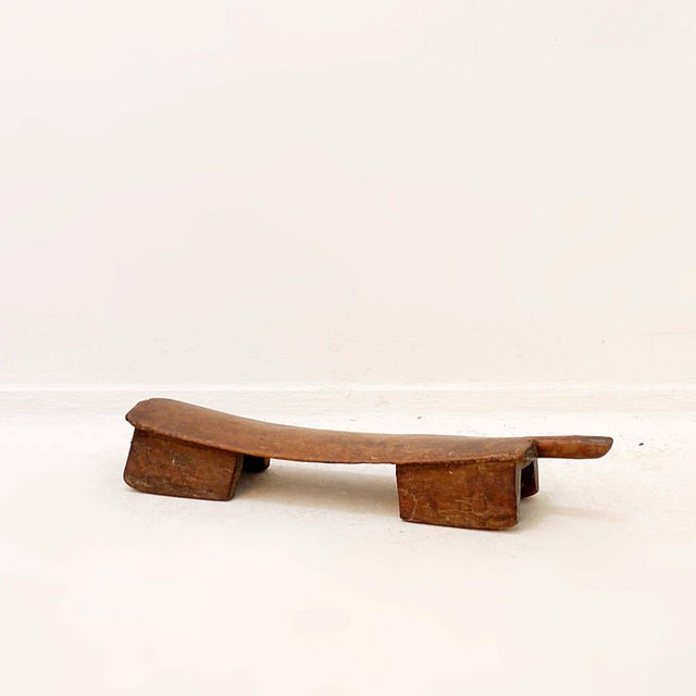 Antique Carved Wood Stool, 1900s For Sale - Image 9 of 11