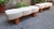 Three-Seater Benches in Sinuous Light Wood and Dedar Fabric, 2000s, Set of 2, in Flawless conditions. Designed from 2000 I...