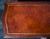 16 / 16 Mid 20th Century English Regency Mahogany and Stenciled Leather Top Coffee Table For Sale - Image 9 of 12