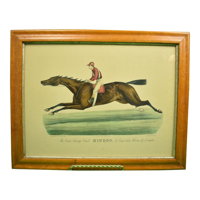 The Great Racing Crack Hindoo, by Virgil, Dam Florence, by Lexington Reproduction For Sale