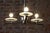 Bauhaus Chandelier in Nickel-Plated Steel and Opaline Glass, Czech, 1930s For Sale - Image 9 of 13