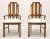 Brutalist Broyhill Premier Mid 20th Century Oak Brutalist Style Dining Armchairs - Pair For Sale - Image 3 of 11