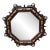 Moroccan Octagonal Shape Mirror, Metal Inlay For Sale
