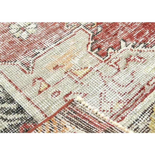 1960s Turkish Oushak Rug For Sale - Image 4 of 7