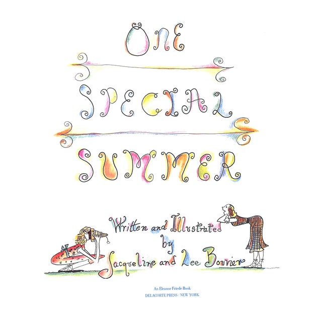 Traditional "One Special Summer" 1974 Bouvier, Jacqueline and Lee [Written and Illustrated By] For Sale - Image 3 of 11