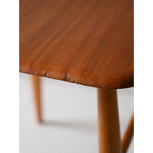 Brown Fanett Stools by Ilmari Tapiovaara for Edsby Verken, 1960s, Set of 2 For Sale - Image 8 of 10