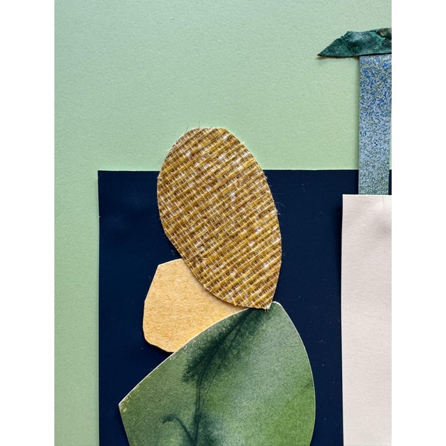 "Pop Music 16" Original Mixed-Media Collage on Paper by Zac Woodiel For Sale In Little Rock - Image 6 of 9