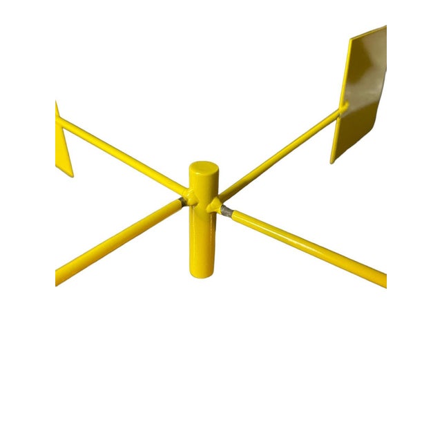 Peter Shire Peter Shire, Post Modernist Color Pop Art Sculpture Memphis Milano Peter Shire LA Metal Art, 1989 For Sale - Image 4 of 4