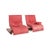 Modern Free Motion Epos 2 Leather Two-Seater Red Electric Function Sofa from Koinor For Sale - Image 3 of 18