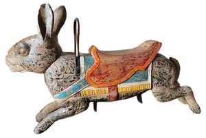 Vintage French Painted Bunny