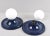 Mid-Century Italian Blue Metal Light Ball Sconce by Achille Castiglioni for Flos, 1960s For Sale - Image 15 of 18