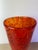 Late 20th Century Henry Dean Mouth-Blown Red & Black Speckled Glass Vase, Signed For Sale - Image 5 of 10