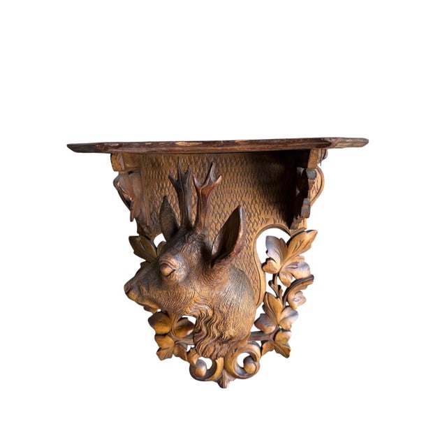 Black Forest Deer Shelf For Sale - Image 4 of 7