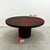 Vintage 70s Chocolate Brown Cork Round Dining Table – MCM Postmodern Retro 80s For Sale - Image 10 of 10