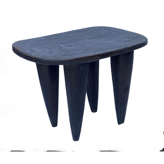 Superb Large Rustic African Senufo Table / Stool I Coast 25" For Sale In New York - Image 6 of 7