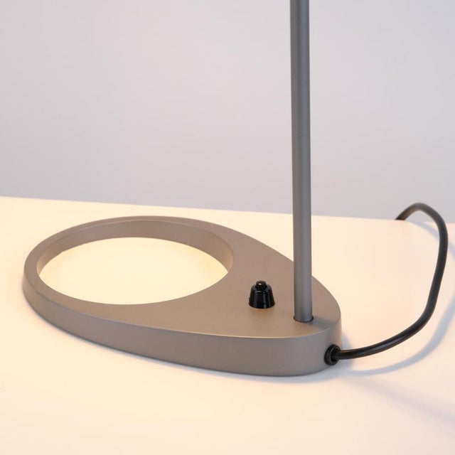 Aj Table Lamp in Grey by Arne Jacobsen for Louis Poulsen, 1957 For Sale - Image 11 of 13