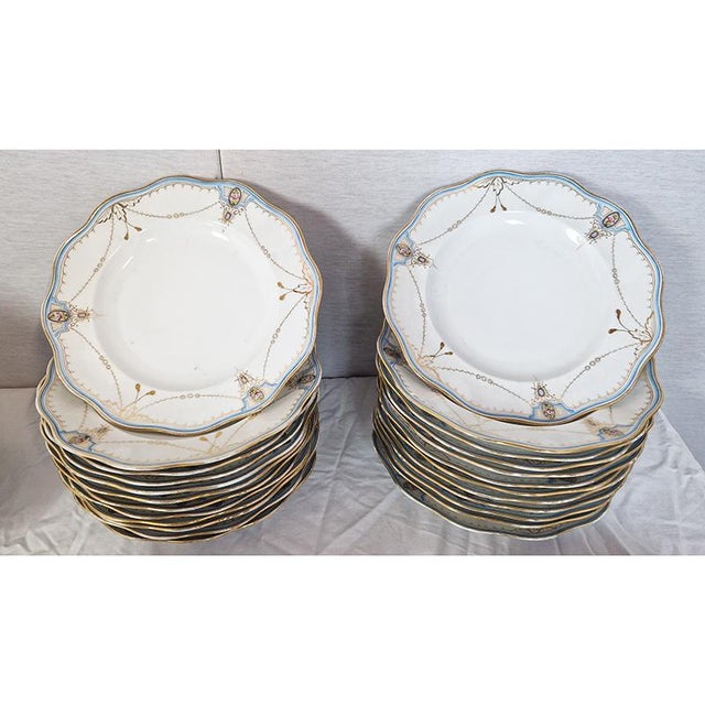 Decorated Porcelain Tableware, 1890s, Set of 60 For Sale - Image 13 of 18