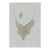 1970s Original Jewelry Design Drawing – Leaf Necklace With Blue-Green Drops Artist Unknown For Sale