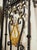 Metal Antique French Wrought Iron Entryway Surround With Gilded Lyre Decor, C. 1920s For Sale - Image 7 of 18