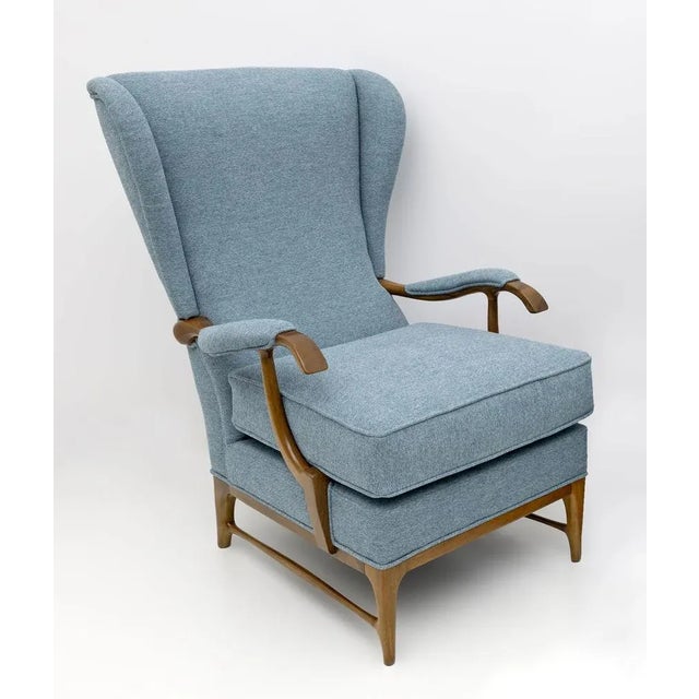 Mid-Century Modern Set of Mid-Century Modern Italian Bouclè Armchairs by Framar, 1950s For Sale - Image 3 of 8