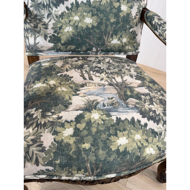 Newly Upholstered French Chair For Sale - Image 9 of 12
