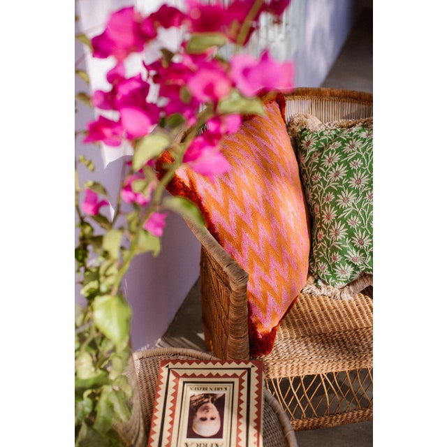 Textile Palais Outdoor Cushion Mako Grass, 18x18 Inch For Sale - Image 7 of 9