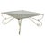 Iron Coffee Table with Square Transparent Glass Top, France, 1960s For Sale - Image 10 of 10