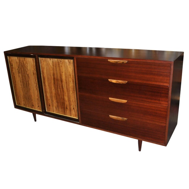 Vintage Rosewood Mahogany Harvey Probber Credenza For Sale - Image 13 of 13