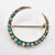 Antique 9ct Gold, Turquoise and Natural Seed Pearl Crescent Brooch, 1900s For Sale - Image 9 of 9