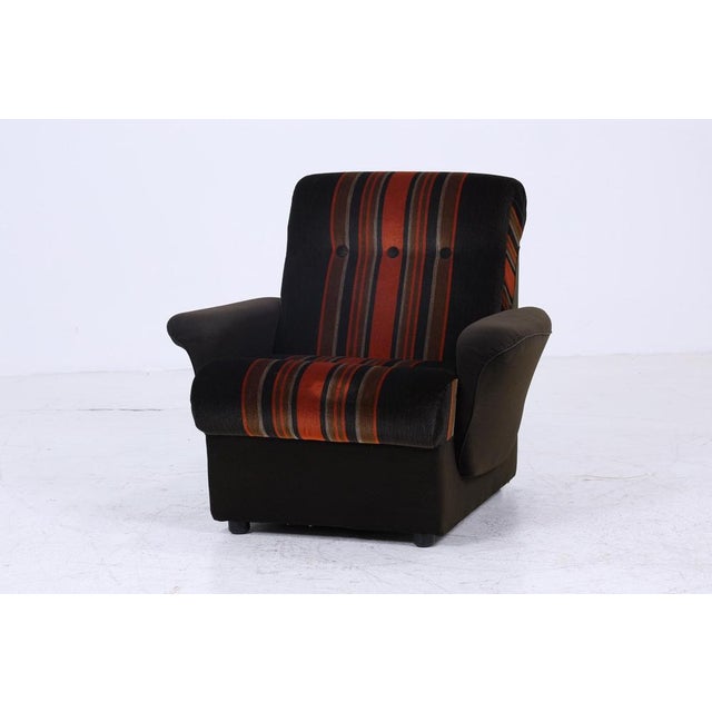 Mid-Century Fabric Armchair, 1960s For Sale - Image 4 of 11
