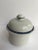 1990s Vintage Dansk International Design Bistro Christianshavn White With Blue Trim Cream & Sugar Bowl Set, Made in Japan- Set of 2 For Sale - Image 5 of 8