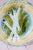 French 1850s Majolica Asparagus Plate with Scalloped Edge, Two Available For Sale - Image 4 of 4