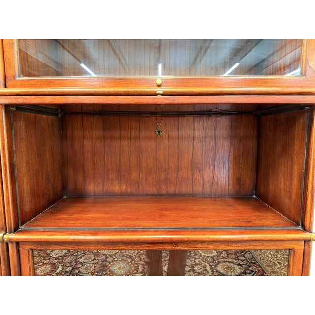 English Bookcase from Globe Wernicke, Set of 4 For Sale - Image 13 of 18