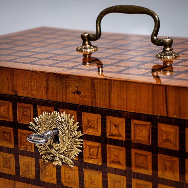 Wood Antique Decorative Box, 1800s For Sale - Image 7 of 11