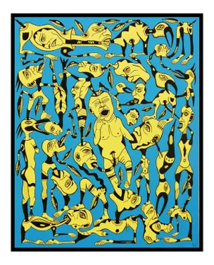 KEJ, Chaos 1, 2020, Oil on Canvas