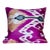 Pink Boukhara Ikat Pillow For Sale