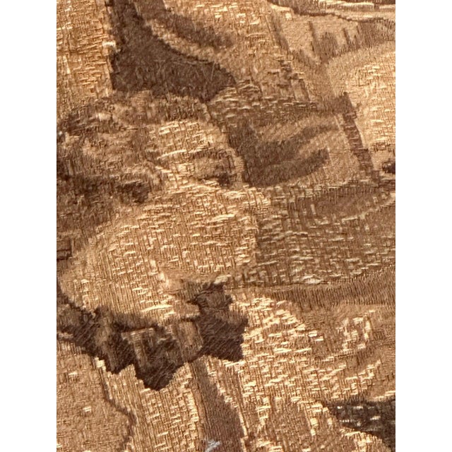 Antique French Jacquard Tapestry Panel in the style of Aubusson, 1920s For Sale - Image 11 of 18