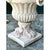 Ivory Vintage Carved Stone Urns - Pair For Sale - Image 8 of 14